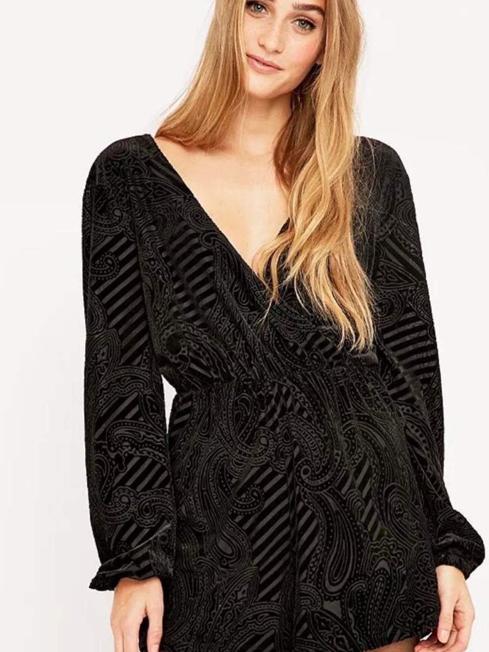 ✨Urban Outfitters Velvet Romper✨